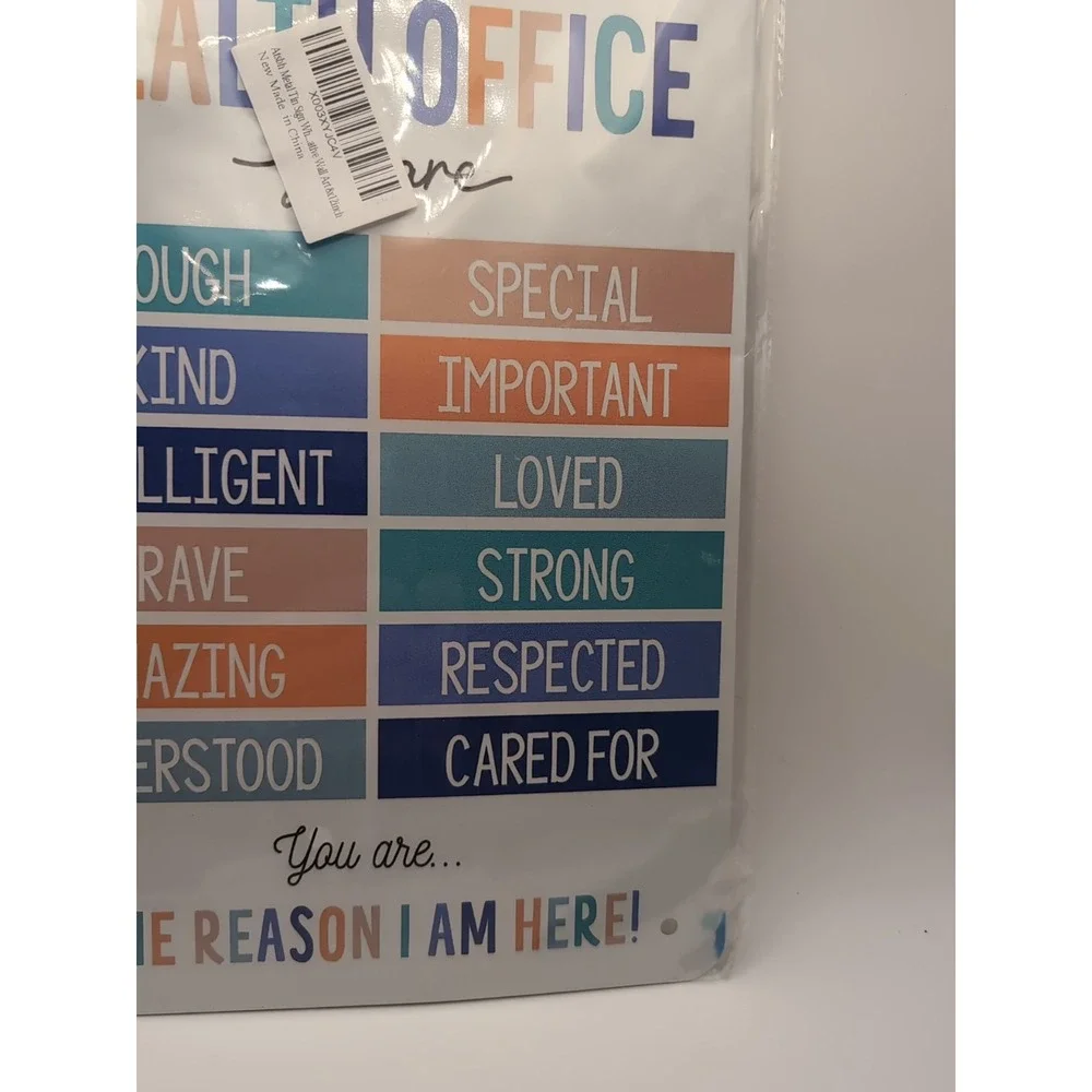 Health Office -Steel Decor Sign 12x8‎
